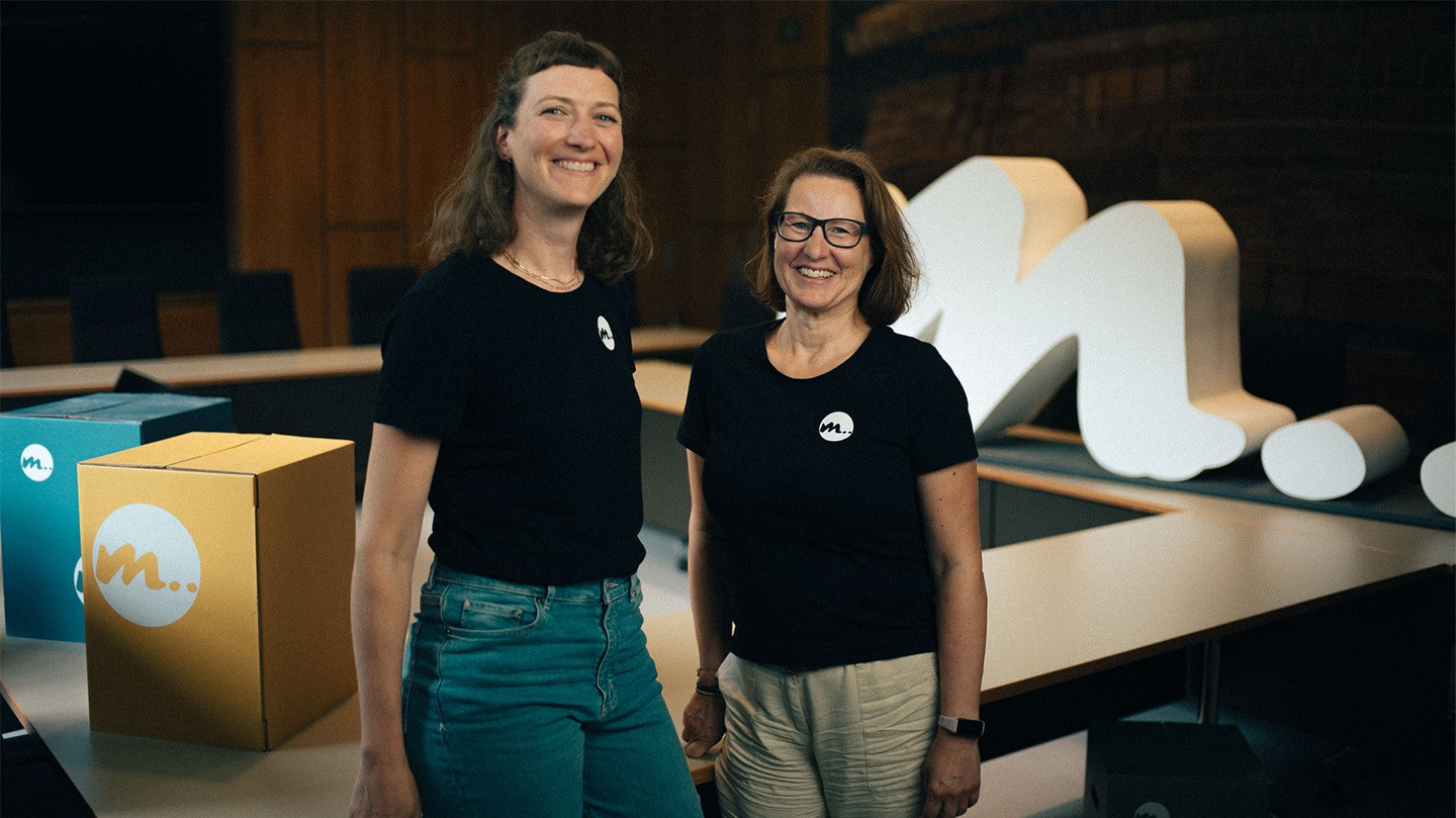 Michaela Käfer (links) und Yvonne Emhardt von der Stadt Leinfelden-Echterdingen Michaela Käfer (links) und Yvonne Emhardt von der Stadt Leinfelden-Echterdingen